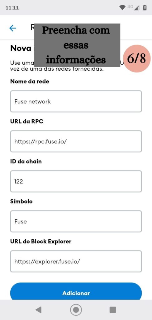 Instalação da Fuse Network